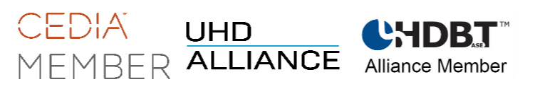Cedia UHD HDBT Logos